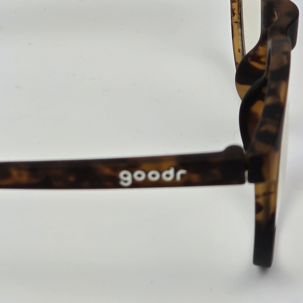 Goodr Insert Coin To Continue Blue Light Glasses Tortoise Brown Keyhole With Bag - Picture 10 of 12